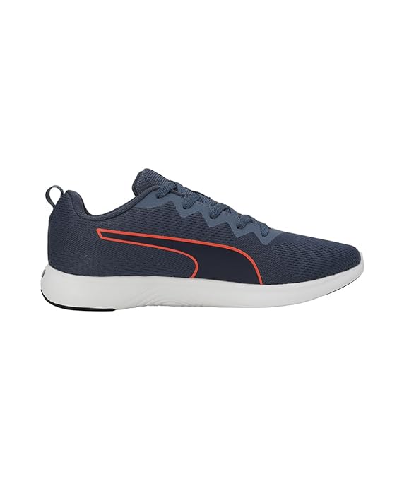 PUMA | SOFTRIDE Vital Engineered Mesh Men's Running Shoes | Inky Blue-Persian Blue-Hot Heat | 7UK