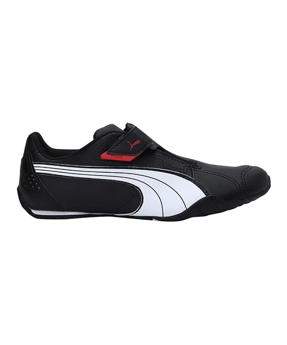 Puma Unisex-Adult Redon Move Black-White-high Risk red Sneaker - 8UK