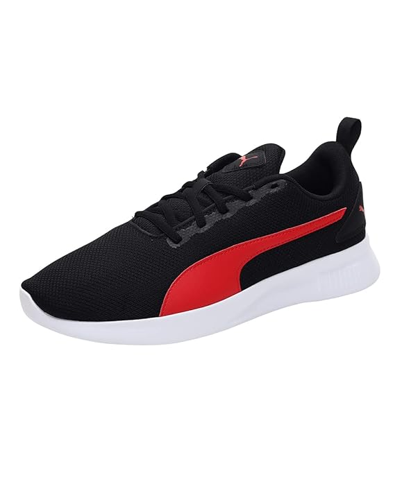 Puma Unisex Adult Flair 2 Black-High Risk Red Running Shoe - 9 UK
