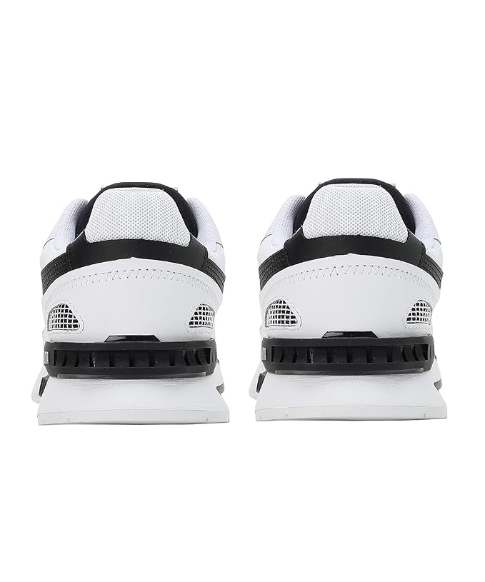 PUMA Unisex-Adult Mirage Mox Core Sneaker  (White-Black , 4 UK )