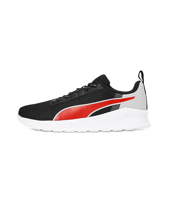Puma Men Tour Sneaker ( Black-Harbor Mist-High Risk Red , 7 UK )