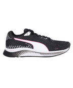 PUMA Women, SPEED SUTAMINA 2 Wn's, Black-White-Luminous Pink, Running Shoe, 4UK