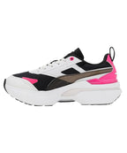 PUMA Womens Kosmo Rider Tech Wns Black-Feather Gray Sneaker - 4UK
