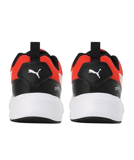 PUMA Mens Dive One8 V2 Cherry Tomato-White-Black Sneaker - 8 UK