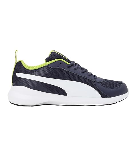 Puma Men's Peacoat-Puma White-Limepunch Sneakers - 7 UK/India