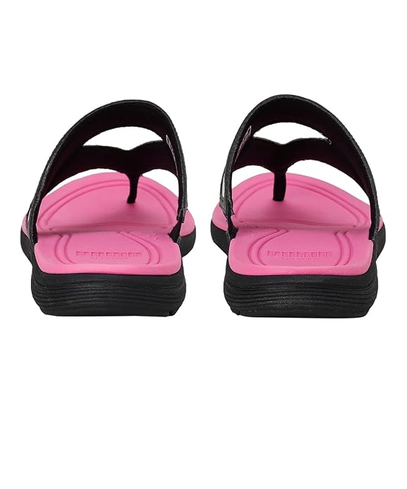 PUMA Women Softride Sunny Tie Dye Flip Flops Puma Black-Phlox Pink - 3