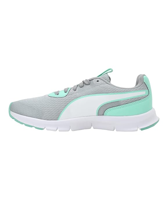 PUMA womens High Rise-Green Glimmer-Puma White Running Shoe-4UK