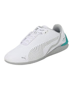 Puma Unisex-Kid MAPF1 Drift Cat Decima Junior White-Spectra Green-Mercedes Team Silver Sneaker - 3UK
