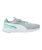 PUMA womens High Rise-Green Glimmer-Puma White Running Shoe-4UK