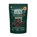 Open Secret Dates | 400g | Dates, Khajur, Dry Dates, Dry Fruits, Khajoor, Healthy Snacks, Dates Dry Fruits, Date, No Added Sugar Healthy & Nutritious (Pack of 1)