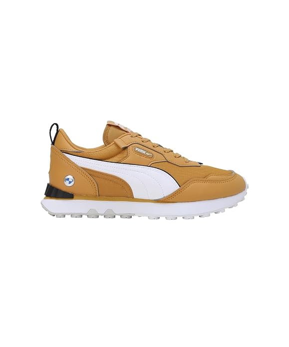Puma Unisex-Adult BMW MMS Rider FV Amber-White Sneaker - 6 UK