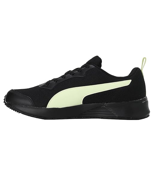 Puma Mens Ampi Black-Pistachio Running Shoe - 10 UK