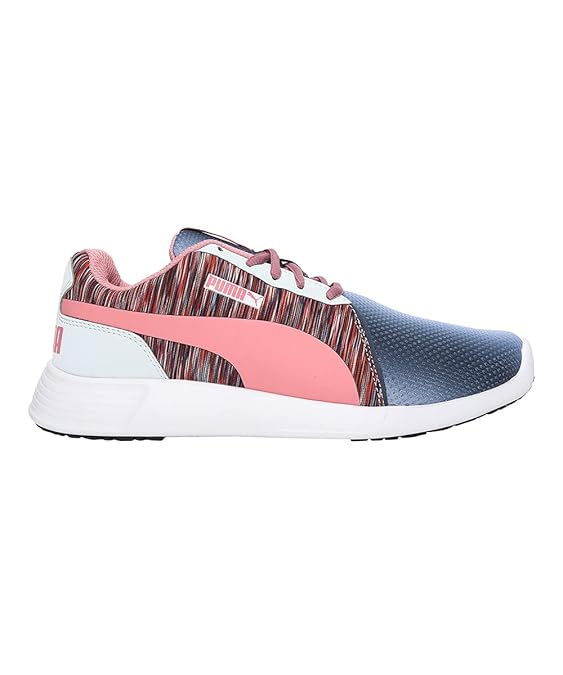 Puma Women Crepe Sneaker (Plein Air-Dark Denim-Salmon Rose-Puma White , 3 )