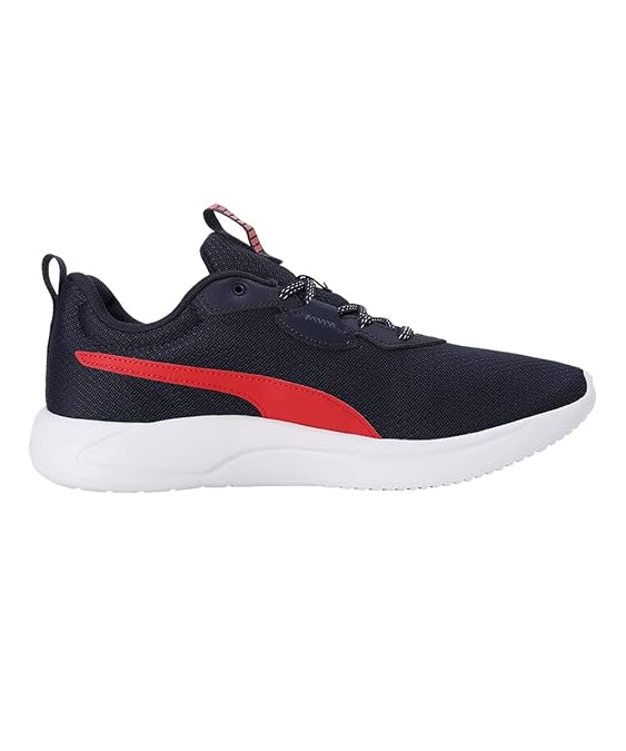 Puma Unisex-Adult Resolve Smooth Peacoat-High Risk Red Running Shoe - 6 UK