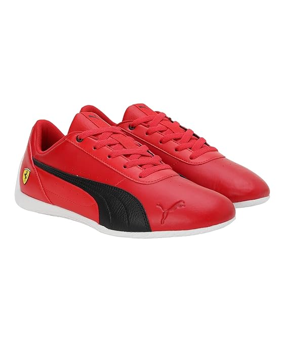 Puma Unisex Adult Ferrari Neo Cat Sneaker ( Rosso Corsa-Black , 9 )