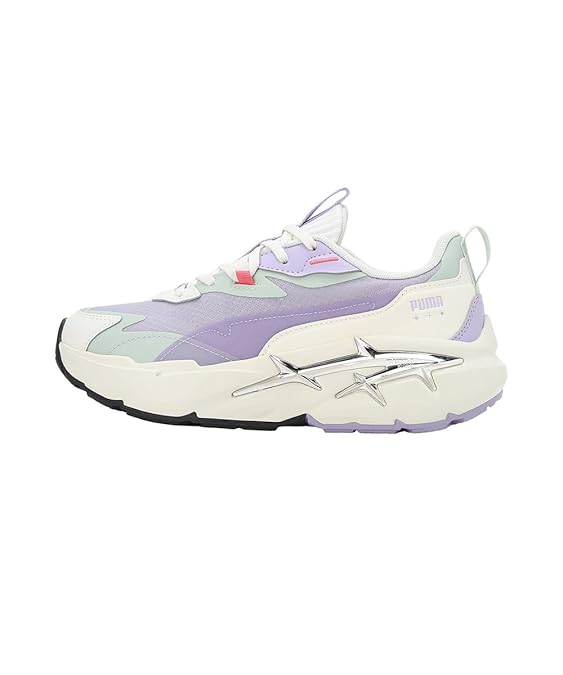 Puma Womens Spina Nitro WNS V1 Sneaker ( Lavender-Vivid Violet-Warm White, 4 UK )