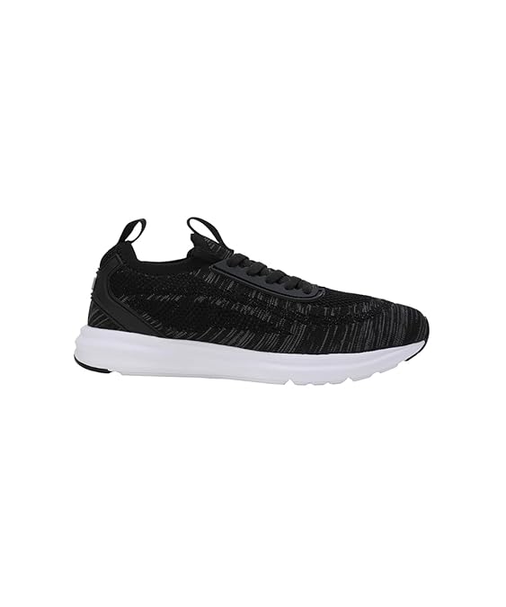 Puma Mens Ziggy Black-Cool Dark Gray-Racing Blue Running Shoe - 10 UK