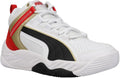 PUMA Kids Boys Rebound Future Evo Lace Up Sneakers Shoes Casual ( White , 3.5 )
