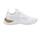 PUMA | Zone XT Metal Women's Training Shoes | White-Metallic Gold | 3UK