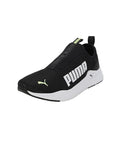 PUMA Unisex-Adult Wired Rapid Black-White-Fast Yellow Sneaker - 10 UK