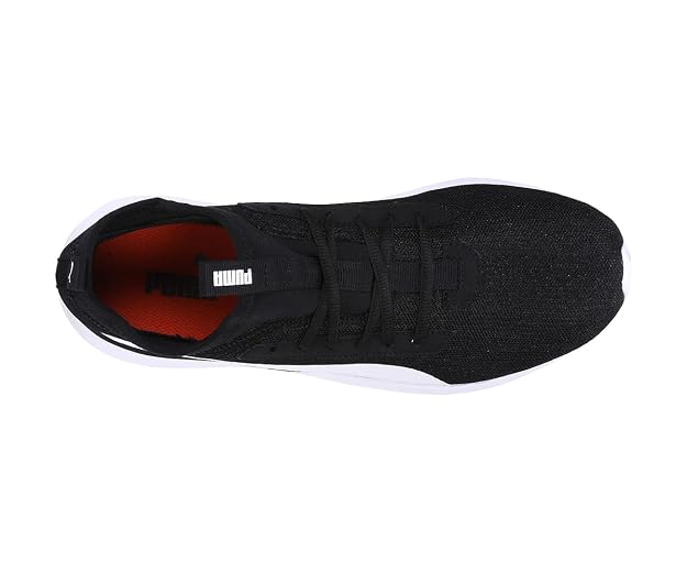 Puma Men Clasp Running Shoe ( Black , 7 )