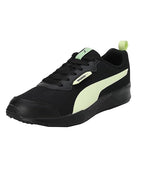 Puma Mens Ampi Black-Pistachio Running Shoe - 10 UK