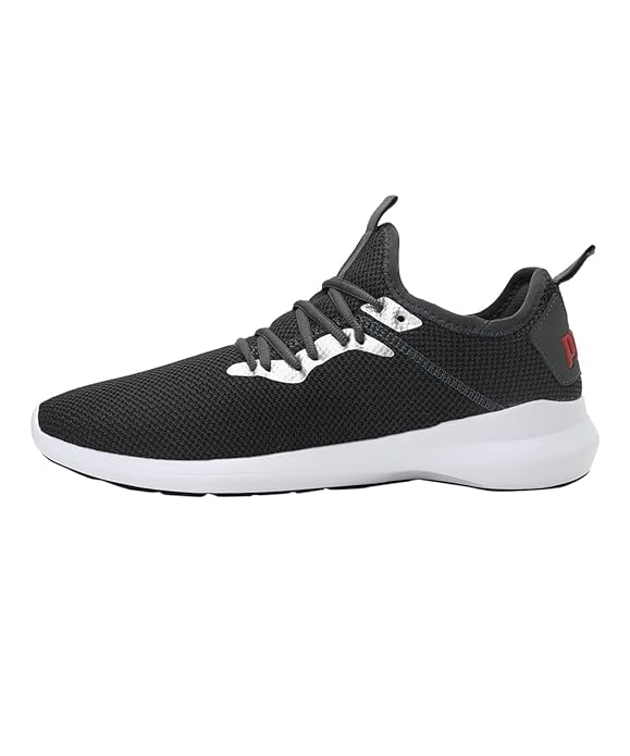 Puma mens Corode Dark Shadow-Silver-High Risk Red Running Shoe- 10 UK
