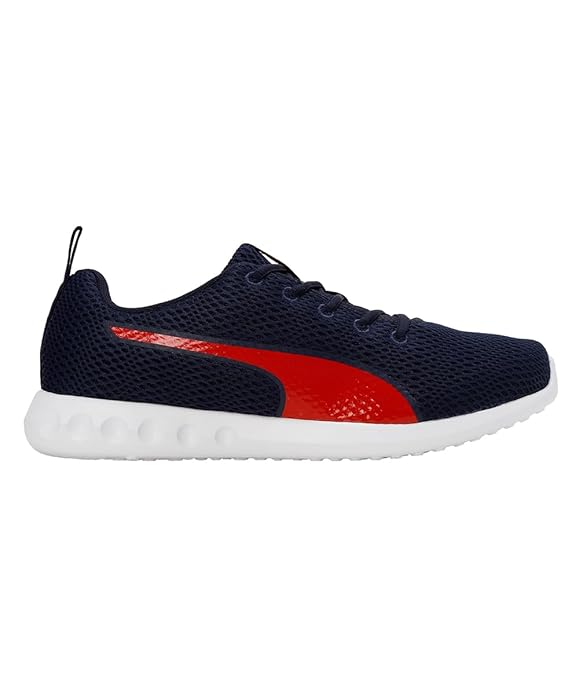 Puma Men Dwane Idp Peacoat-High Risk Red Running Shoes-11UK
