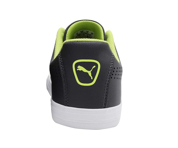 Puma Mens Court Maze Vulc SL V4 Asphalt-Limepunch Sneaker - 7 UK