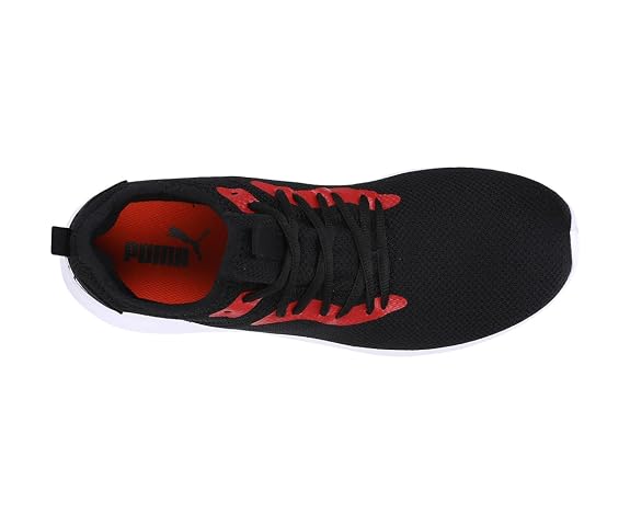 Puma Mens Corode Black-High Risk Red Walking Shoe - 9 UK