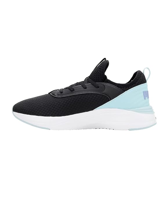 Puma Womens Softride Ruby Luxe WN's Black-Light Aqua Running Shoe - 3UK