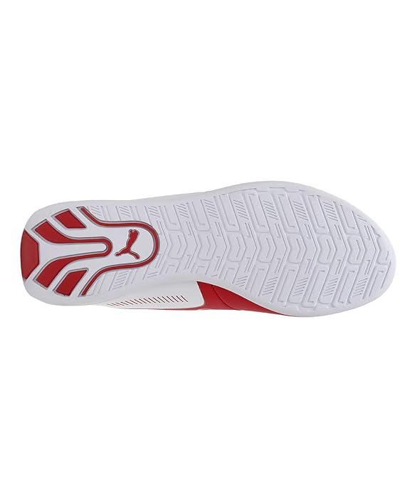 Puma unisex-child SF Drift Cat 8 JR Puma White-Red Sneaker - 4 UK