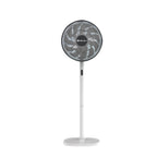Bajaj Dominus 18 350 mm Pedestal Fan, BLDC Motor with Remote 18 Blades Fan, Grey+ Black,Regular