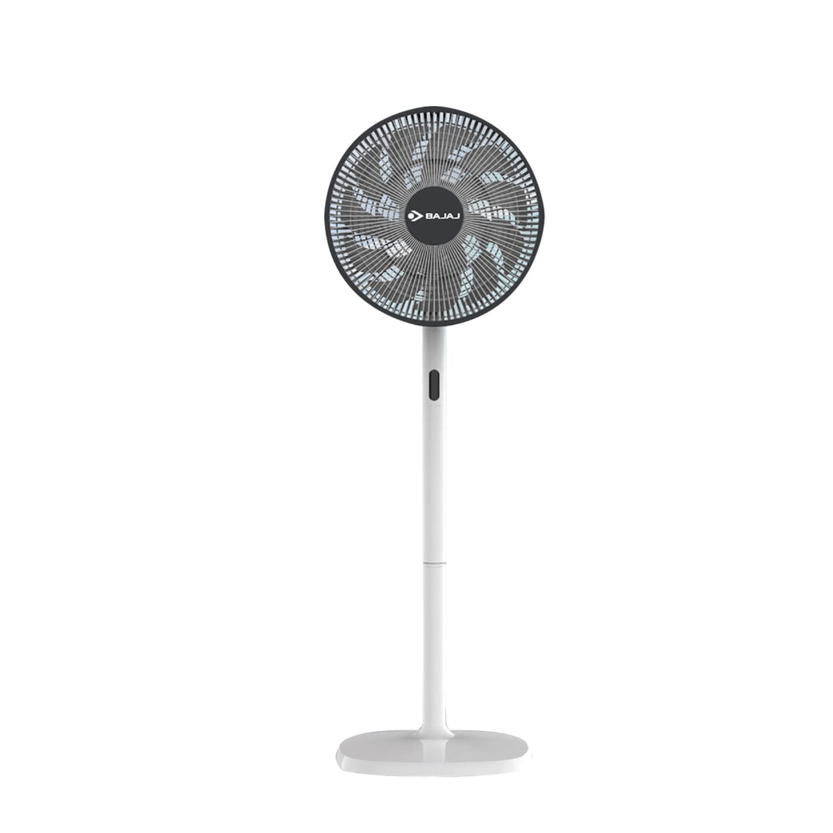Bajaj Dominus 18 350 mm Pedestal Fan, BLDC Motor with Remote 18 Blades Fan, Grey+ Black,Regular