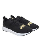 PUMA Unisex Softride Cruise Bold Walking Shoes Puma Black-Puma Team Gold - 7