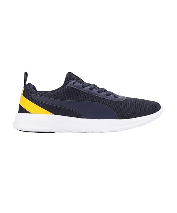 Puma Mens Zelus, Peacoat-Spectra Yellow-White, Sneaker - 8UK