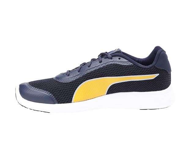 Puma mens FST Runner v2 Dark Shadow-Puma Silver-Quarry Running Shoe - 9 UK