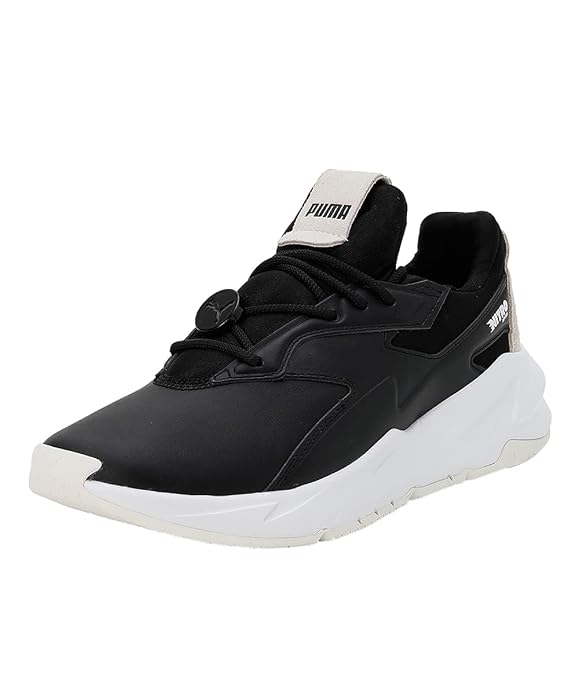 PUMA Womens Fier Nitro Lthr Wns Black Sneaker - 5UK