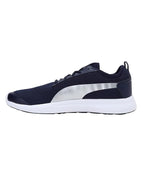 Puma unisex-adult Blast Peacoat-Silver-High Risk Red Running Shoe - 4 UK