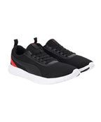 Puma Mens Zelus, Black-High Risk Red-White, Sneaker - 6UK