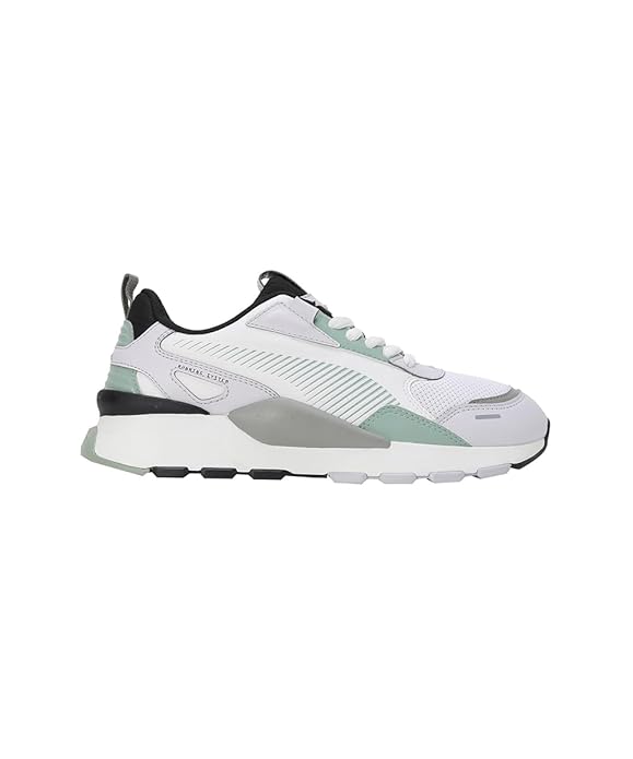 Puma Womens Rs 3.0 Pop WNS Sneaker (  White-Green Fog , 3 UK )