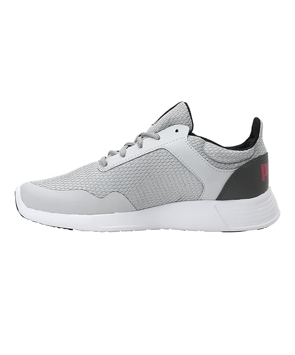 Puma Womens Cora WN's Black-Dark Shadow-Silver Sneaker - 4 UK