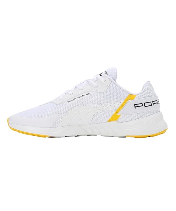 PUMA Unisex-Adult PL Tiburion Logo White-White Sneaker - 11UK