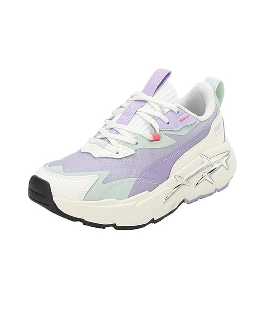 Puma Womens Spina Nitro WNS V1 Sneaker ( Lavender-Vivid Violet-Warm White, 4 UK )