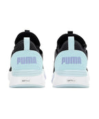 Puma Womens Softride Ruby Luxe WN's Black-Light Aqua Running Shoe - 3UK