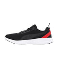 Puma Men Zelus Sneaker ( Black-High Risk Red-White , 7 )