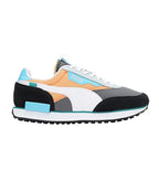 Puma Unisex-Adult Future Rider Play ON Cool Dark Gray-White Sneaker - 3UK