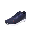 PUMA  Hustle V2 Men's Shoes  (Peacoat-High Risk Red , 6)