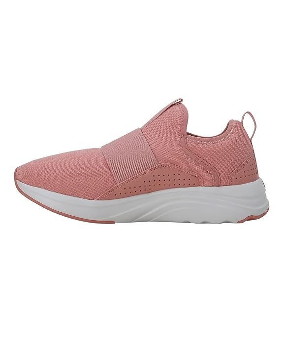 Puma Womens Softride Sophia Slip-On WN's Rosette-Rose Gold Walking Shoe - 3 UK