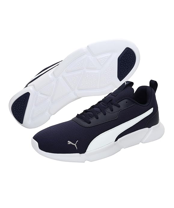 Puma Unisex-Adult Flair 2, Peacoat-White, Running Shoe - 8UK